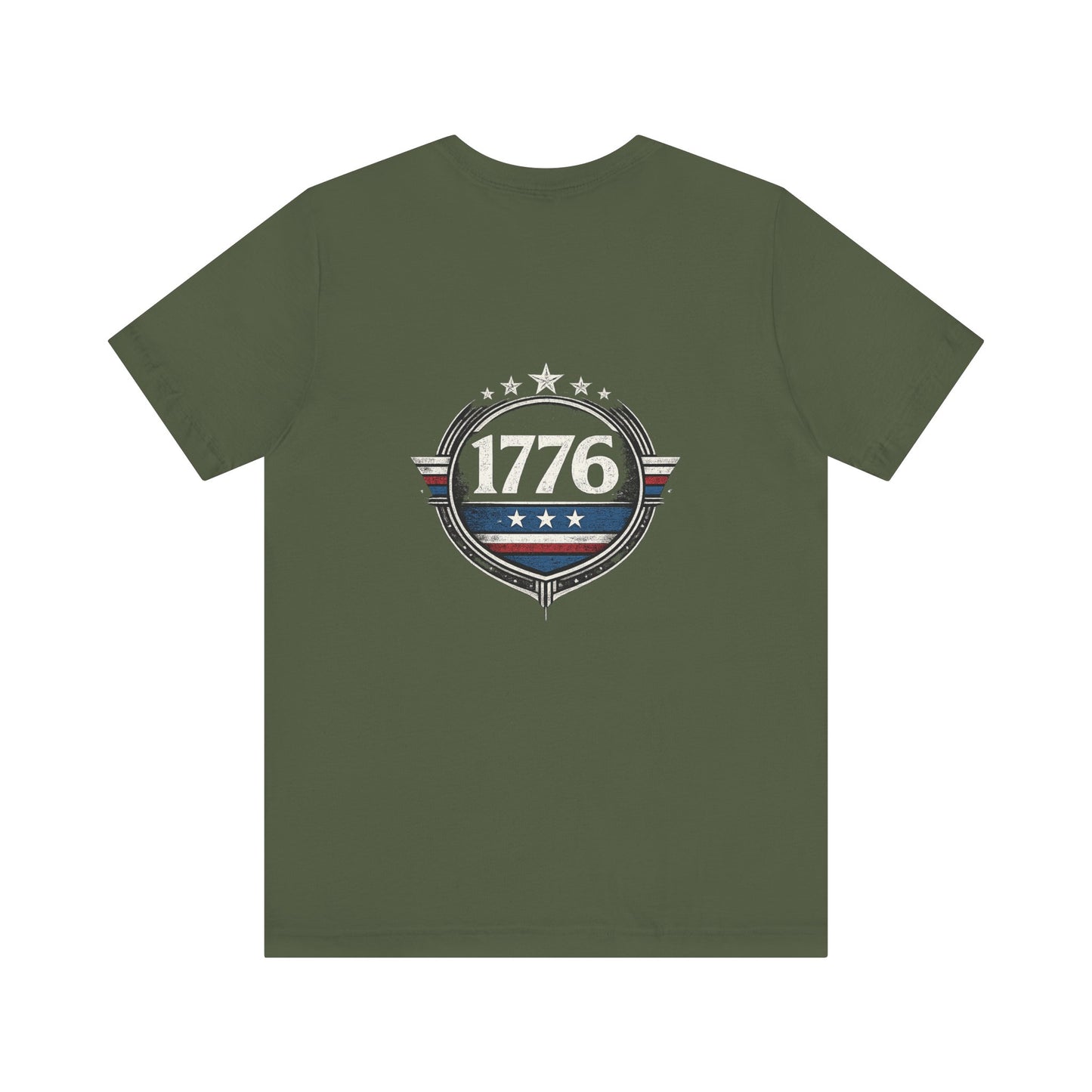 1776 Patriotic T-Shirt, American Flag Graphic T-Shirt, Revolutionary War Apparel