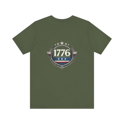1776 Patriotic T-Shirt, American Flag Graphic T-Shirt, Revolutionary War Apparel