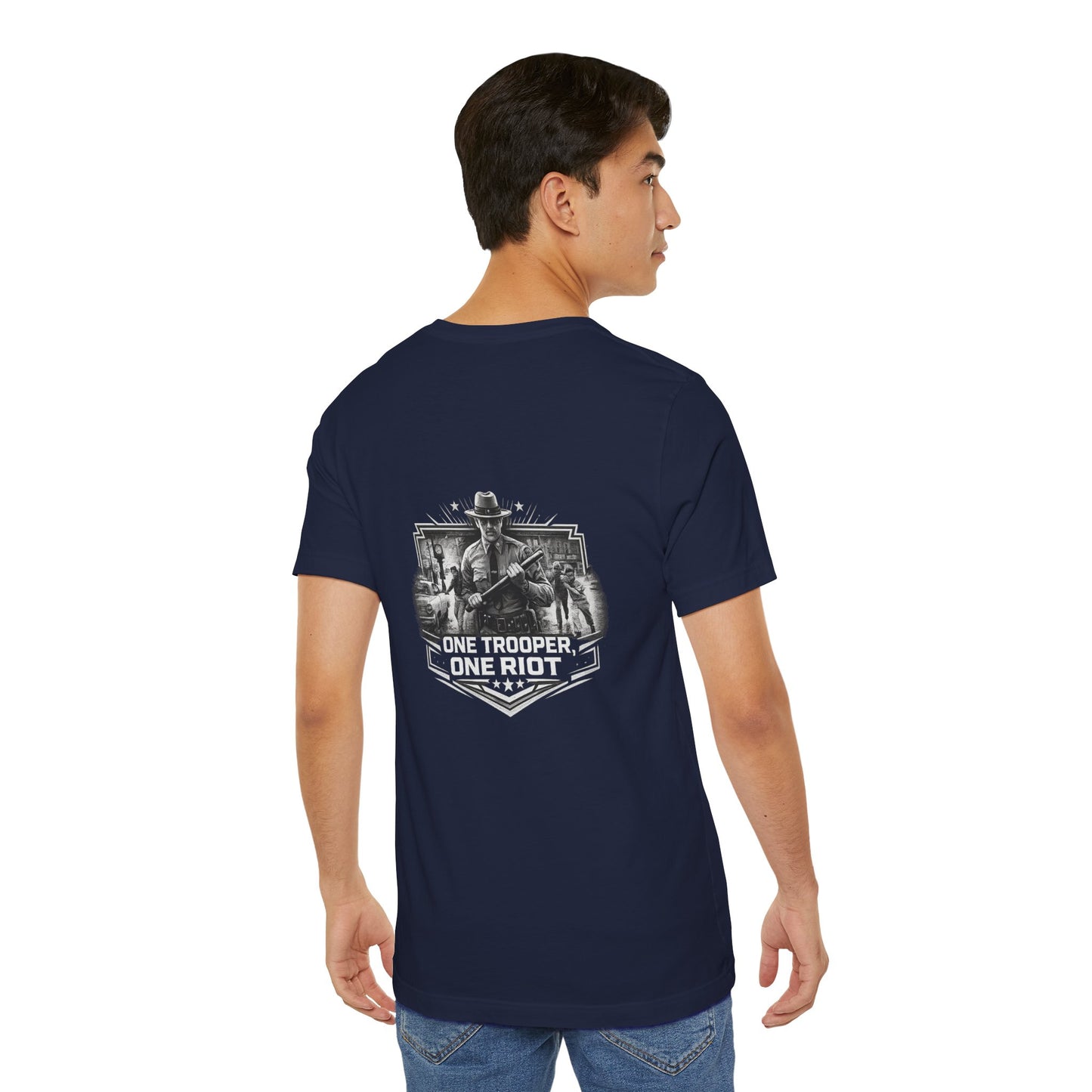 One Trooper One Riot Tee | Law Enforcement Police Design