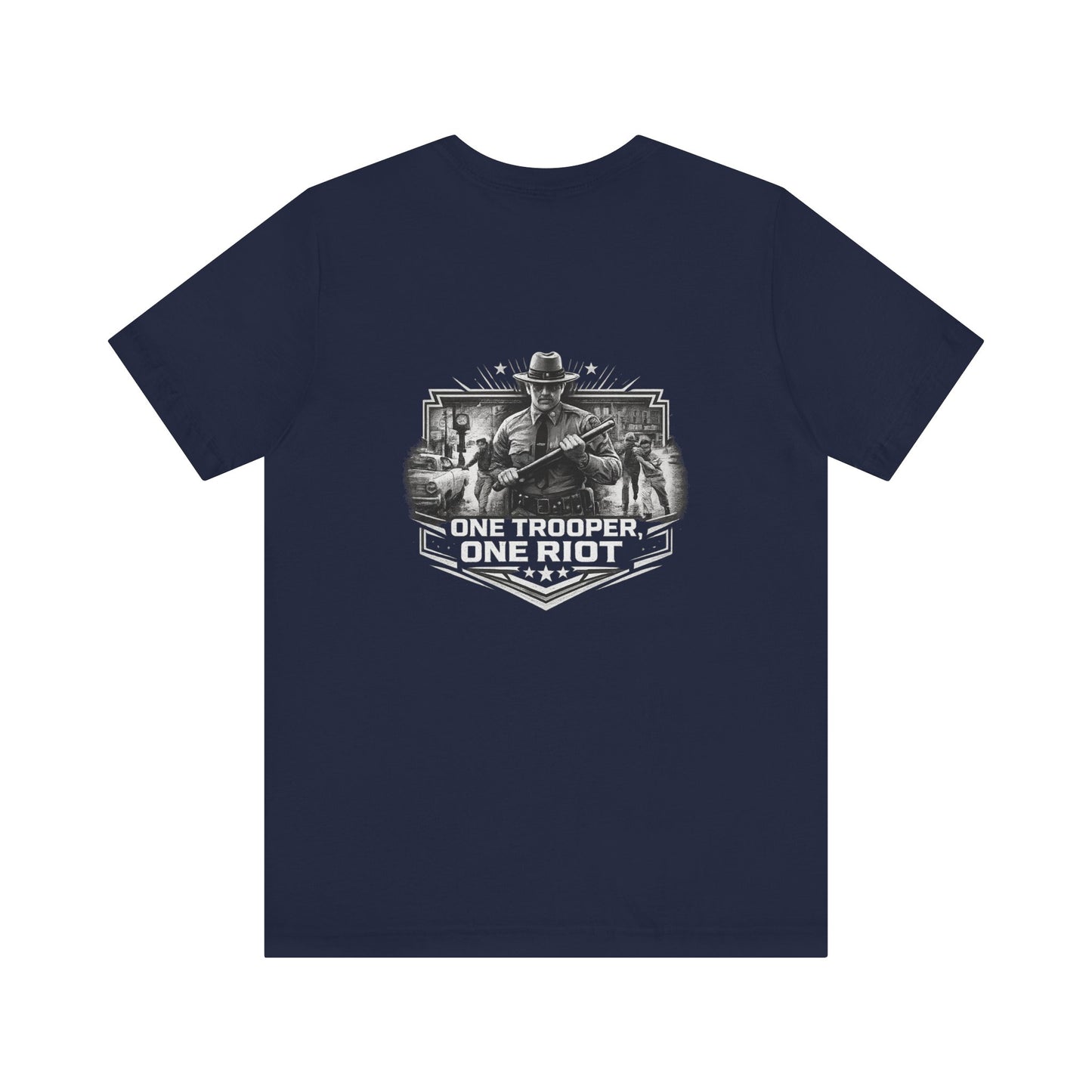 One Trooper One Riot Tee | Law Enforcement Police Design