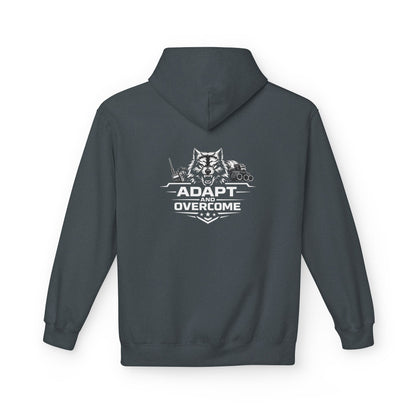 Adapt and Overcome Tactical Wolf Hoodie | Military Wolf Graphic Hoodie