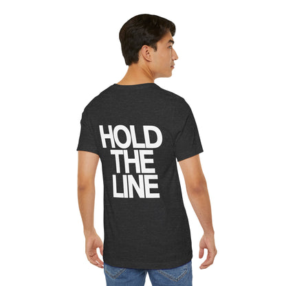 Hold the Line, Patriotic Graphic Tee, Minimalist American T-Shirt, Freedom Apparel, Veteran Support Gift