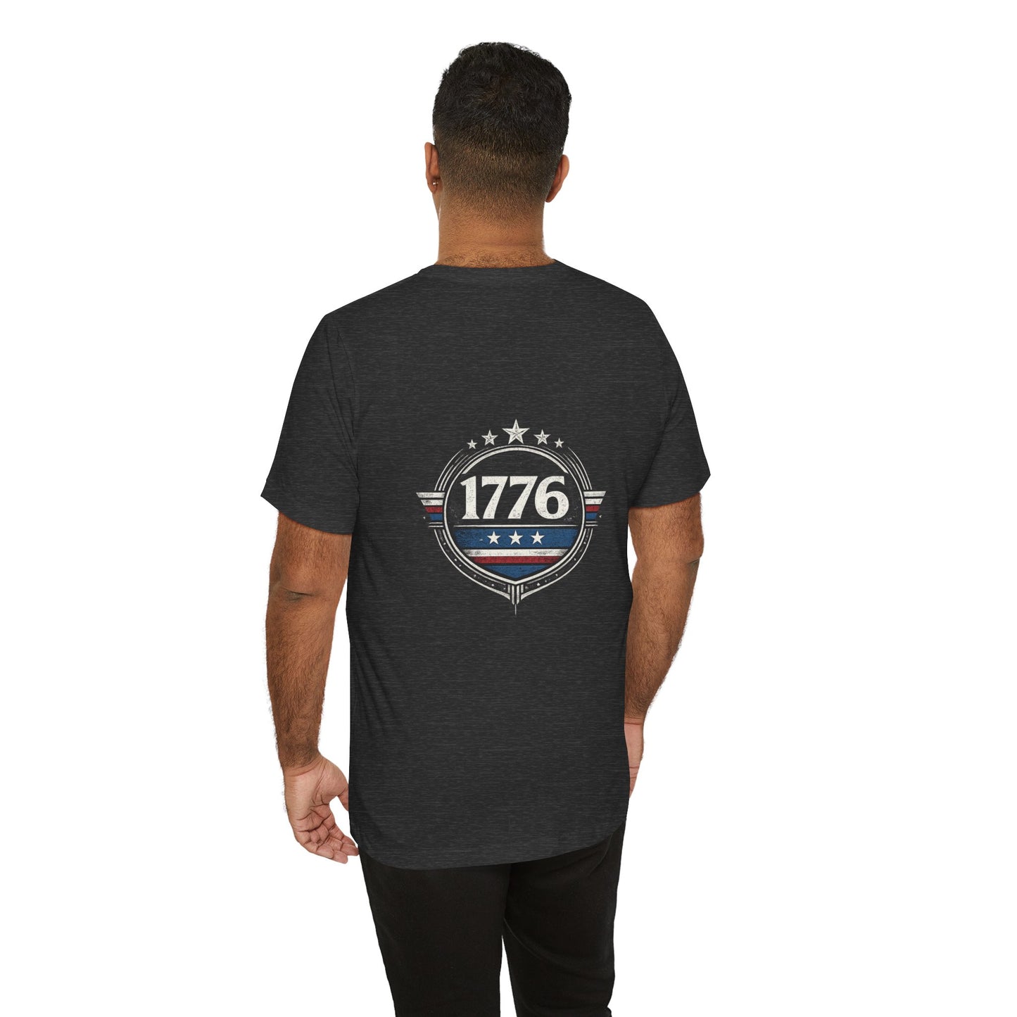 1776 Patriotic T-Shirt, American Flag Graphic T-Shirt, Revolutionary War Apparel