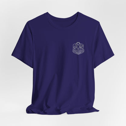 Vintage Police Patrol Car Sunset Tee | Patrol Car Sunset T-Shirt | On Patrol