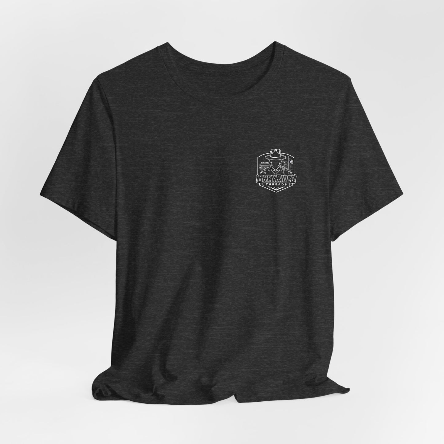 Silent Professional T-Shirt, Tactical Owl T-Shirt, Military Inspired Graphic Tee, Minimalist Combat Style Shirt, Black Tee White Print