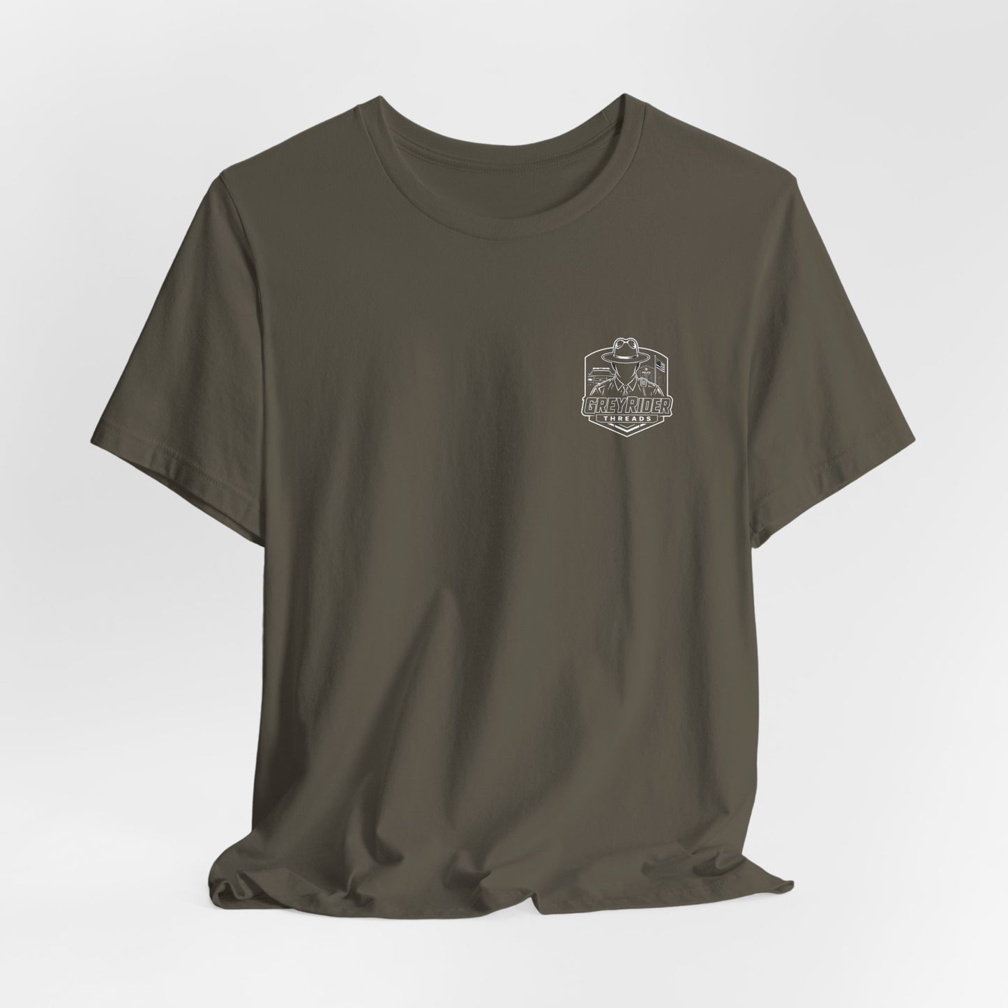 Vintage Police Patrol Car Sunset Tee | Patrol Car Sunset T-Shirt | On Patrol
