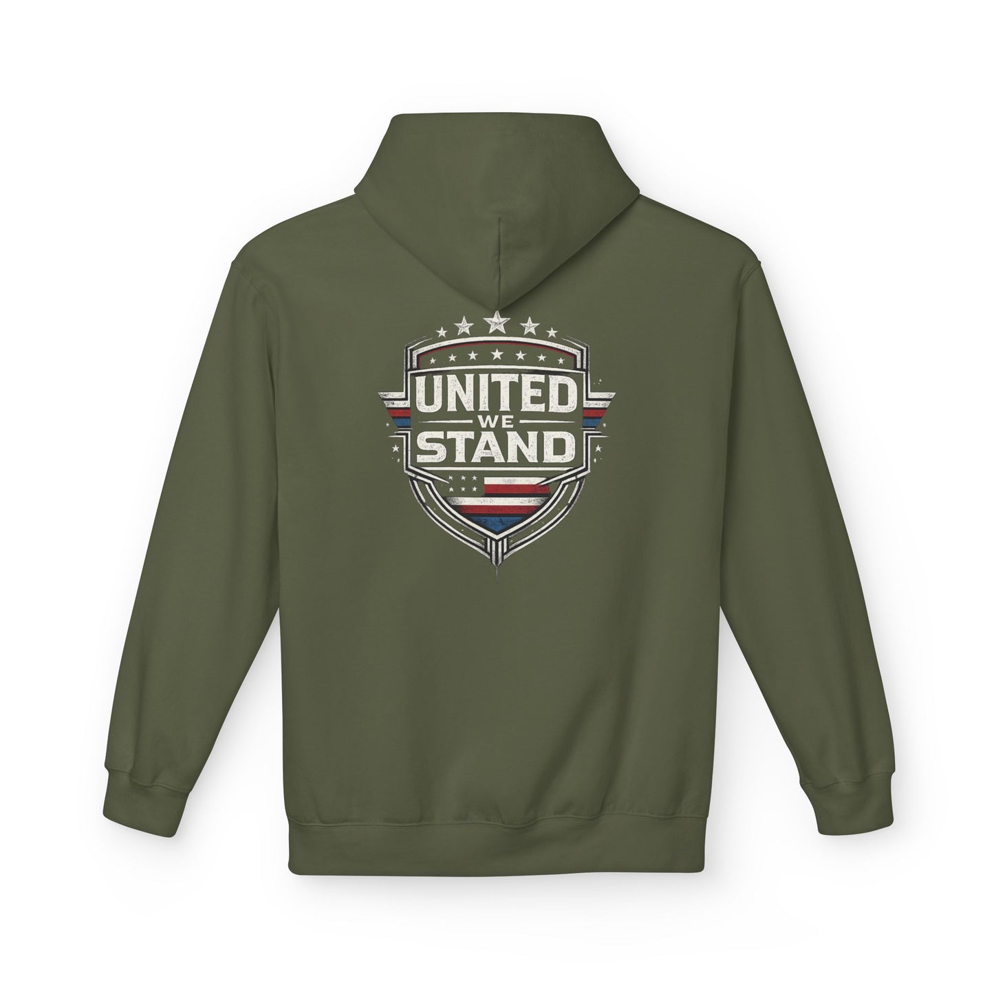 United We Stand Patriotic Hoodie | American Flag Design
