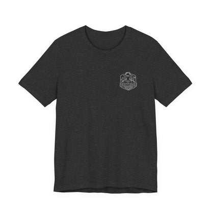 Stay Sharp Tactical T-Shirt, Skull Shield Graphic Tee, Military Inspired Shirt, Edgy Operator Style Apparel, Tactical Gift