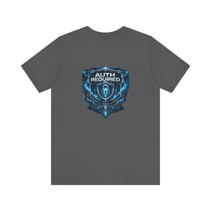 Auth Required T-Shirt, Cyber Security Graphic Tee, Hacker Shirt, Tech Professional Gift, InfoSec Apparel