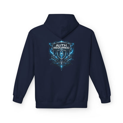 Auth Required Hoodie, Cyber Security Graphic Hoodie, Hacker Shirt, Tech Professional Gift, InfoSec Apparel