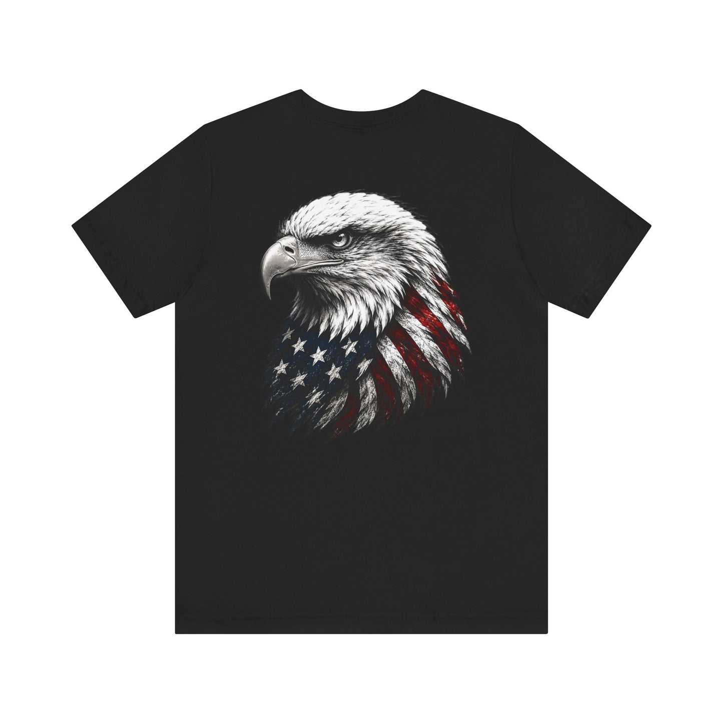 American Flag Bald Eagle Tee | Patriotic Eagle Shirt, USA Flag Graphic