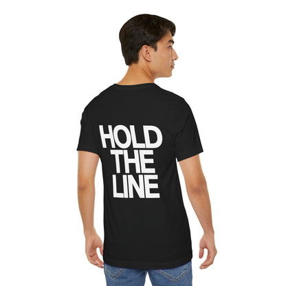 Hold the Line, Patriotic Graphic Tee, Minimalist American T-Shirt, Freedom Apparel, Veteran Support Gift