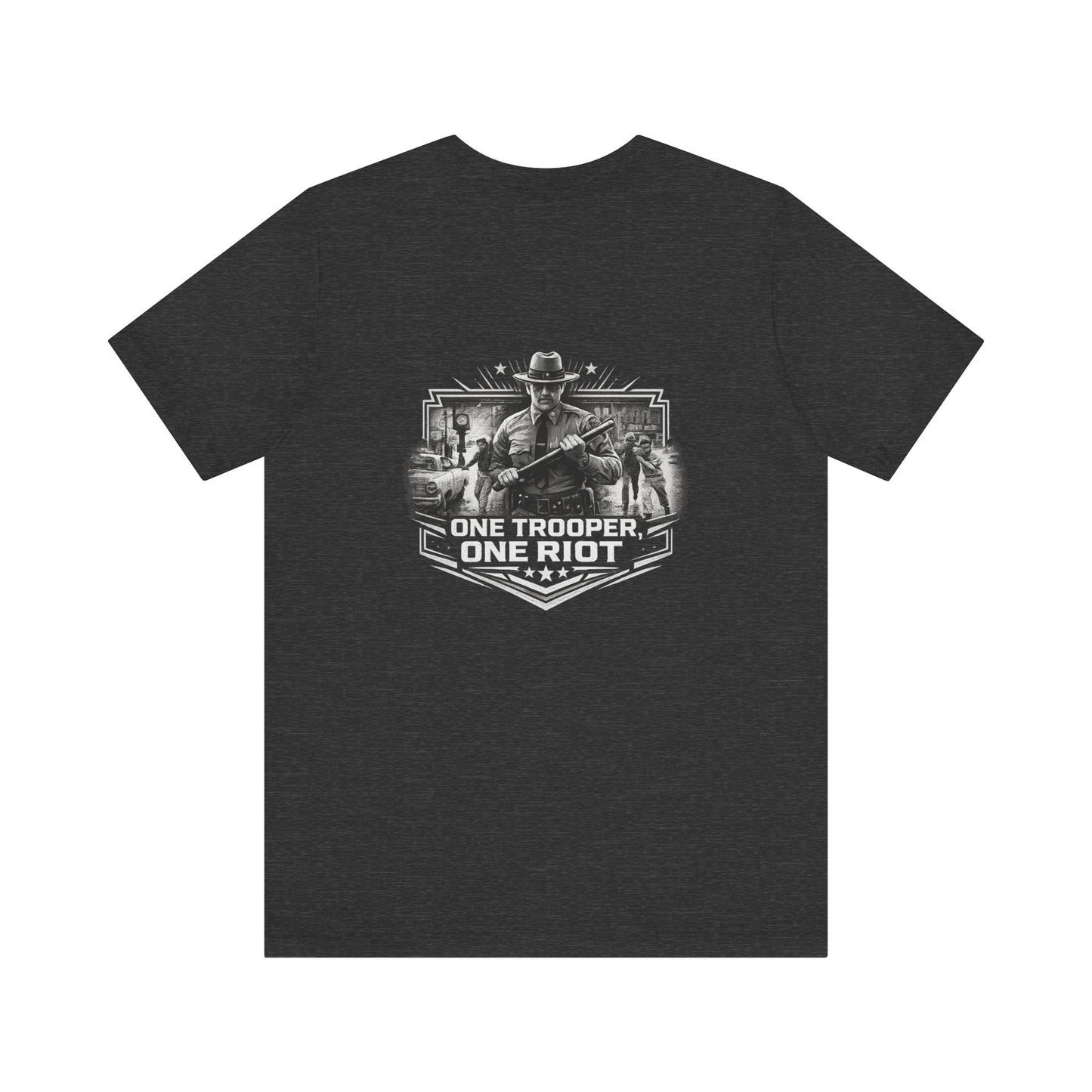 One Trooper One Riot Tee | Law Enforcement Police Design