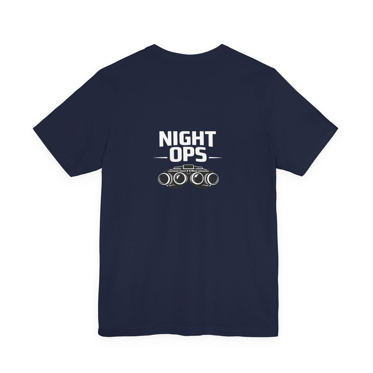 Night Ops Military Shirt, Tactical Typography T-Shirt, Operator Inspired Tee, Minimalist Combat Style Apparel, Military Gift