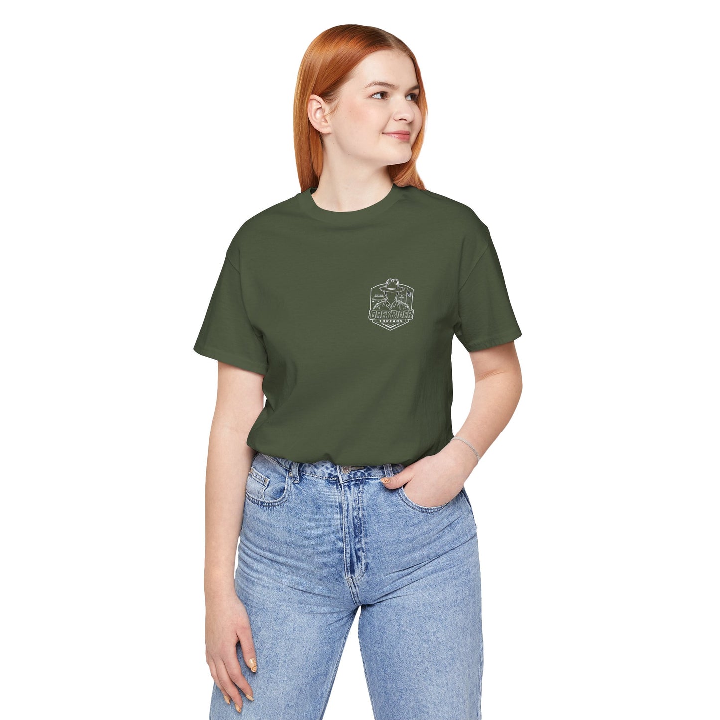 Hold the Line, Patriotic Graphic Tee, Minimalist American T-Shirt, Freedom Apparel, Veteran Support Gift