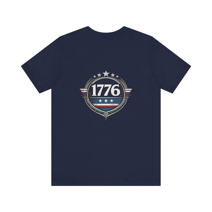1776 Patriotic T-Shirt, American Flag Graphic T-Shirt, Revolutionary War Apparel