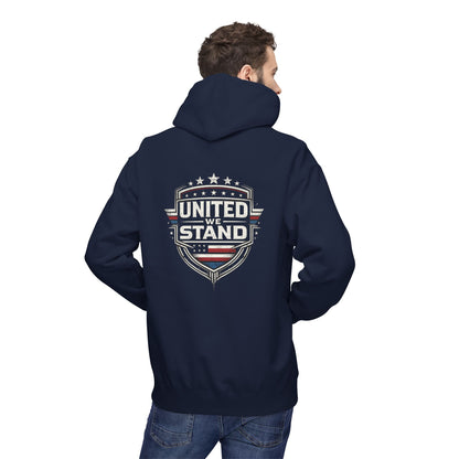 United We Stand Patriotic Hoodie | American Flag Design
