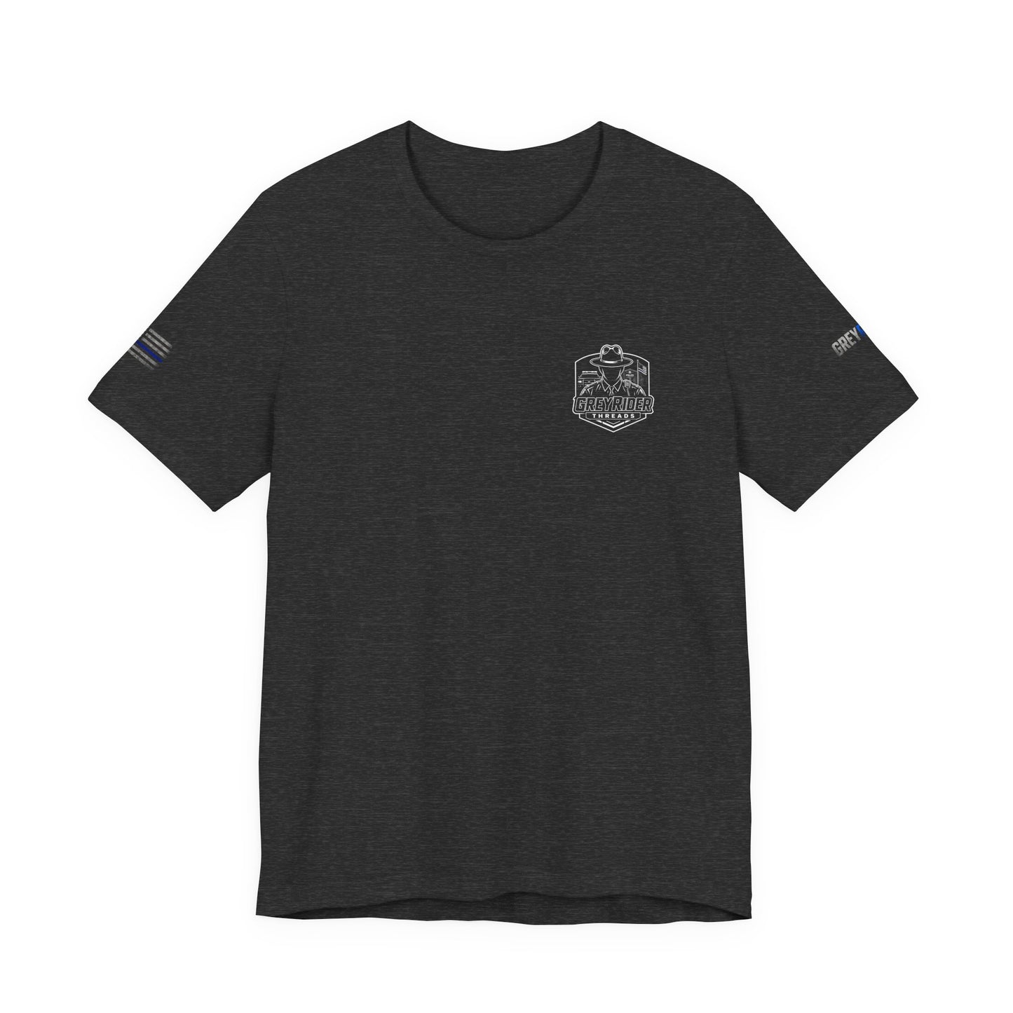 Thin Blue Line Flag T-Shirt | Law Enforcement Support Shirt | Police Officer Graphic Tee | Retired LEO-Owned Brand