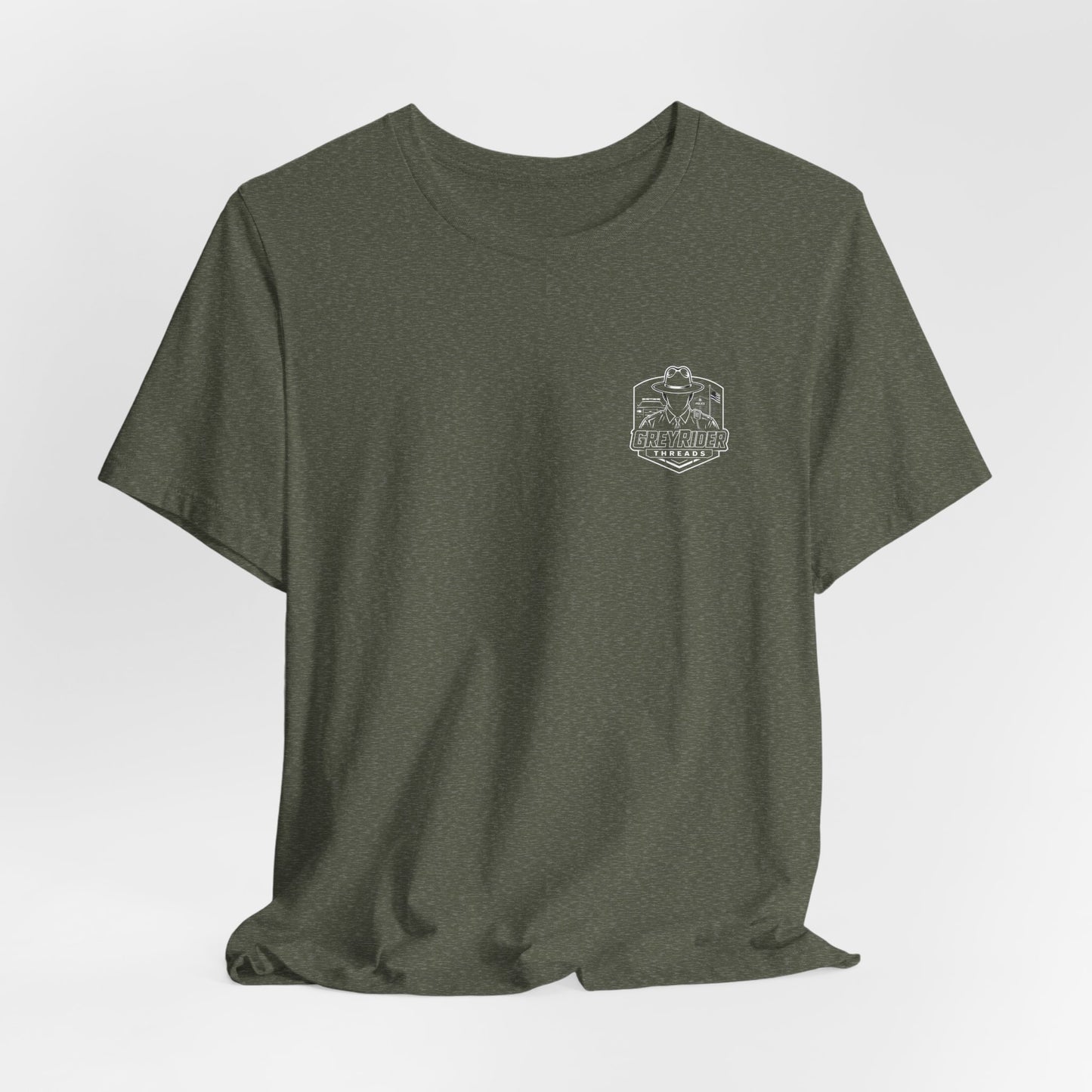 Vintage Police Patrol Car Sunset Tee | Patrol Car Sunset T-Shirt | On Patrol