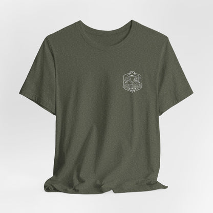 Vintage Police Patrol Car Sunset Tee | Patrol Car Sunset T-Shirt | On Patrol