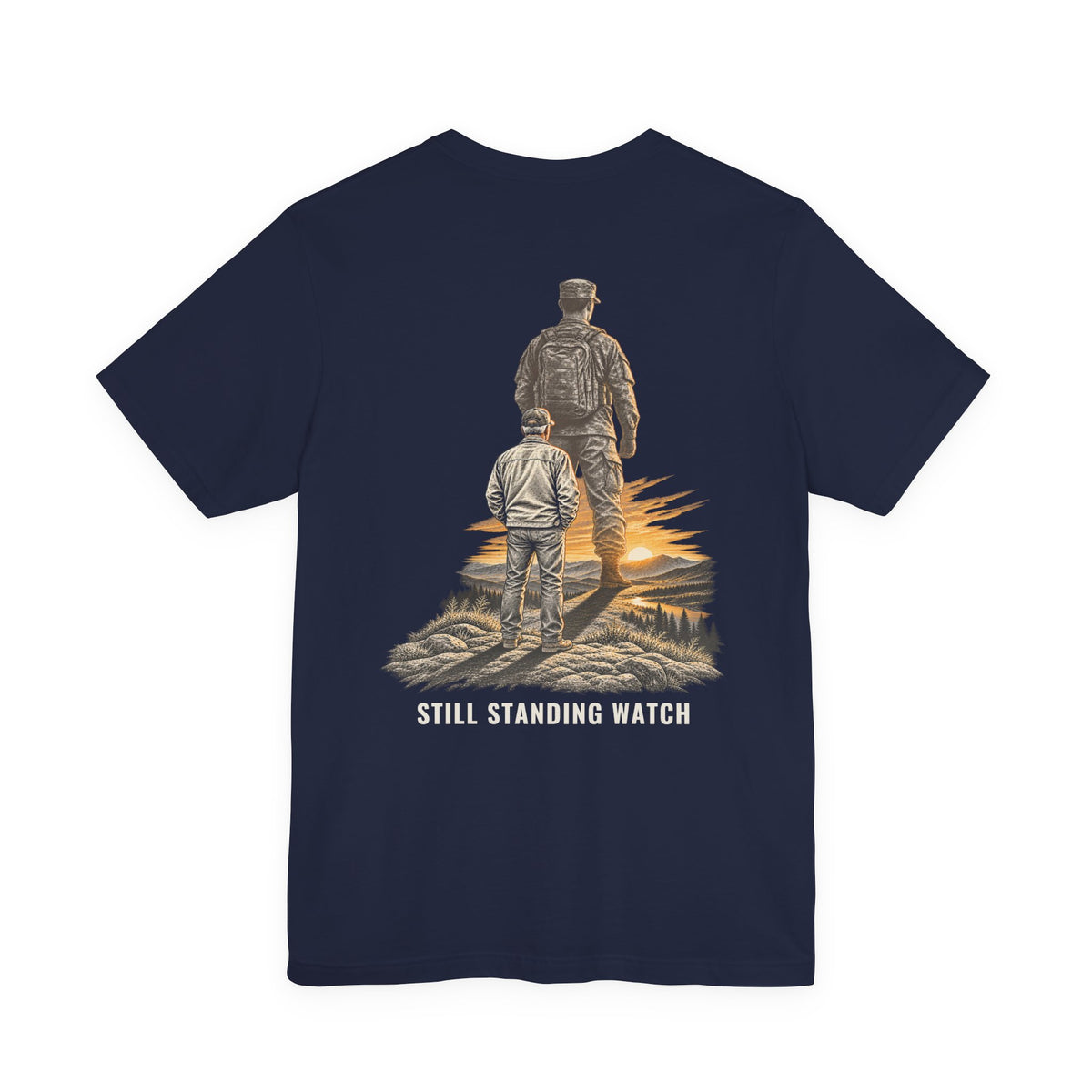 Still Standing Watch Veterans Day T-Shirt | Veteran Support Military Tee