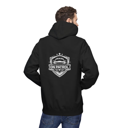 On Patrol Police Hoodie, Law Enforcement Duty Apparel, First Responder Hoodie