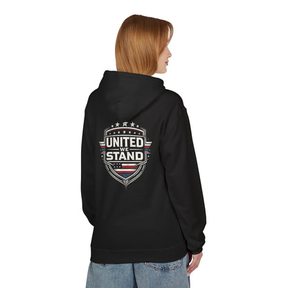 United We Stand Patriotic Hoodie | American Flag Design