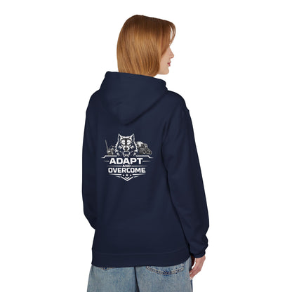 Adapt and Overcome Tactical Wolf Hoodie | Military Wolf Graphic Hoodie