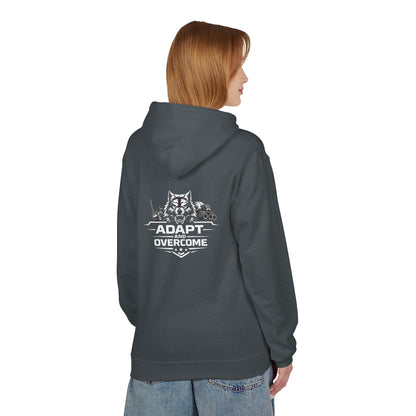 Adapt and Overcome Tactical Wolf Hoodie | Military Wolf Graphic Hoodie