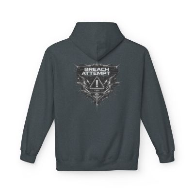 Breach Attempt Cybersecurity Hoodie, Hacker Graphic Sweatshirt, InfoSec Hoodie, Tech Security Apparel, Cyber Gift